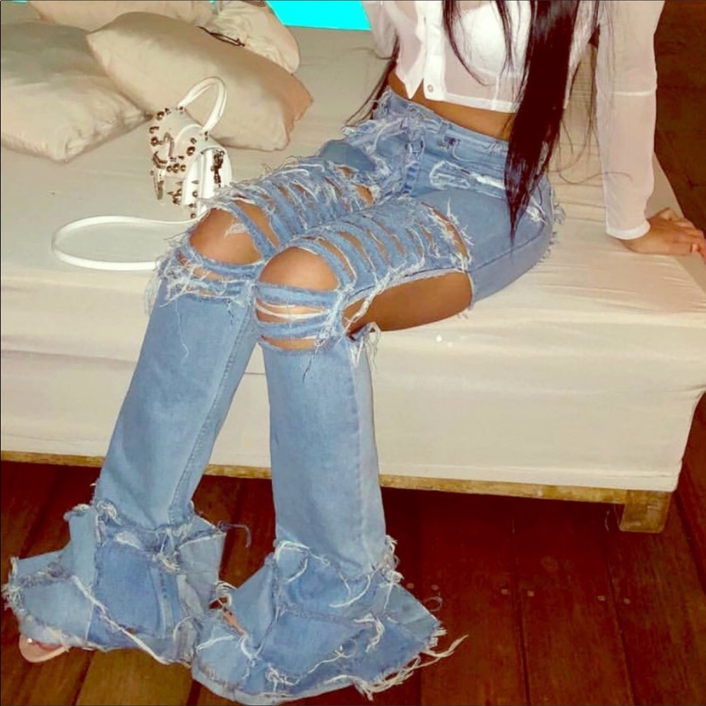Stack money jeans size 4
